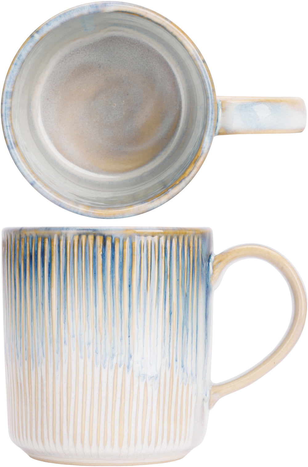 Ensemble de mugs Cosy & Trendy - Mugs a cafe - Listra Ocean - 390 ml - 4 pièces