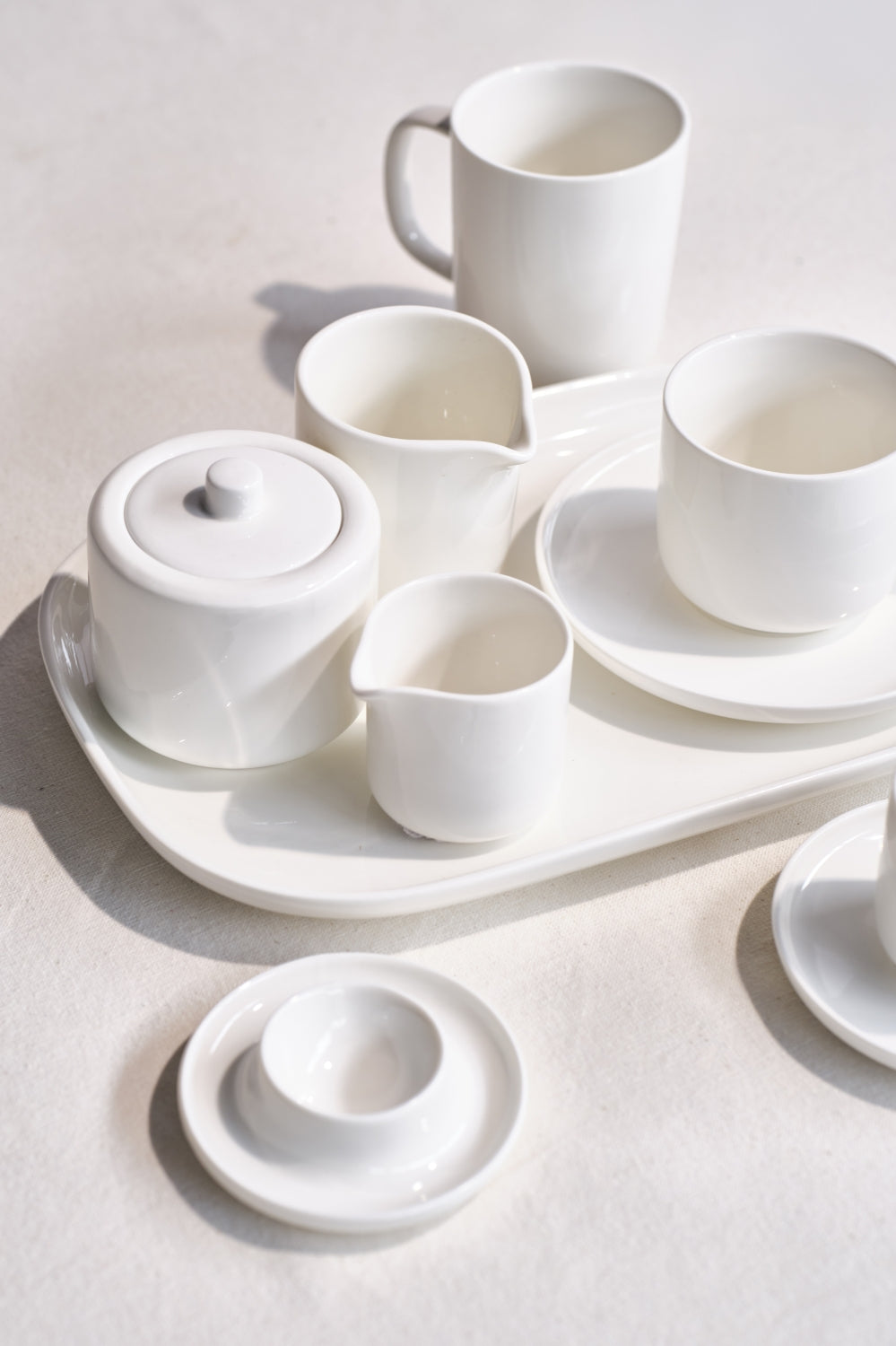 Ensemble de mugs Cosy & Trendy - Tasse a café - Moon White - 290 ml - 4 pièces