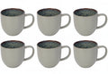 Ensemble de mugs à café Cosy & Trendy - en grès - Oona - 340 ml - 6 pièces