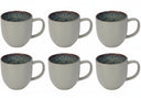 Ensemble de mugs à café Cosy & Trendy - en grès - Oona - 340 ml - 6 pièces