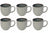 Ensemble de mugs à café Cosy & Trendy - en grès - Oona - 340 ml - 6 pièces
