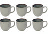 Ensemble de mugs à café Cosy & Trendy - en grès - Oona - 340 ml - 6 pièces