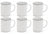 Ensemble de mugs Cosy & Trendy - Mugs à café - Renée - 340 ml - 6 pièces