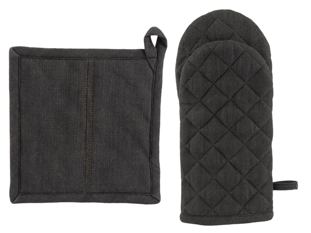 Ensemble de gants de four Cosy&Trendy - Manique - D'nim - TU - 2 pièces