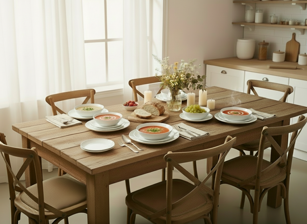 Set d'assiettes Cosy&Trendy - Assiettes a diner - Toulouse - 26,5 cm - 6 pièces