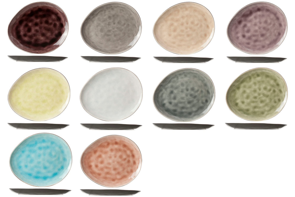 Set d'assiettes Cosy&Trendy - Assiettes a petit-déjeuner - 19,5x16cm - 10 pièces