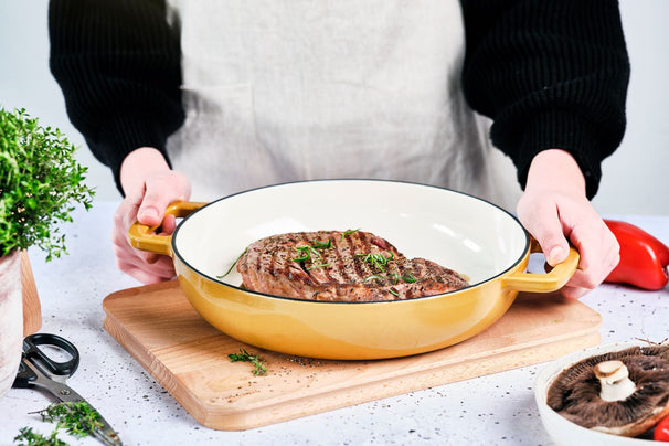 Poêle grill Cosy & Trendy - Poêle à griller - Fontestic - 28 cm