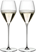 Set de verres a vin Riedel - Verres a champagne - Veloce - 327 ml - 2 pieces