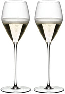 Set de verres a vin Riedel - Verres a champagne - Veloce - 327 ml - 2 pieces