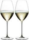 Set de verres a vin Riedel - Verres a champagne - Veritas - 449ml - 2 pièces
