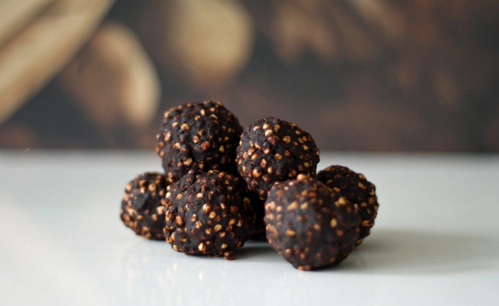 Boulettes de chocolat saines à la texture croquante