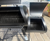 Landmann BBQ / Fumoir Vinson 200 - Barbecue à charbon - Surface de cuisson 70,5 x 39,5 cm