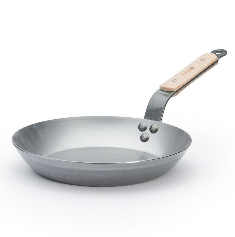 Poêle De Buyer Mineral B en bois - ø 24 cm - Sans revêtement antiadhésif