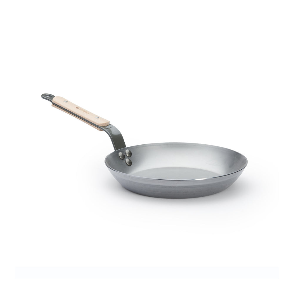 Poêle De Buyer Mineral B en bois - ø 24 cm - Sans revêtement antiadhésif