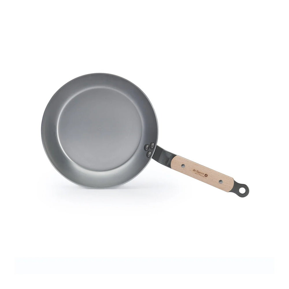 Poêle De Buyer Mineral B en bois - ø 24 cm - Sans revêtement antiadhésif