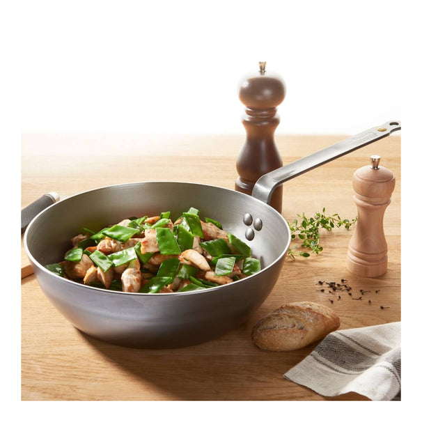 Poêle à frire De Buyer Mineral B - ø 24 cm / 2,5 litres - sans revêtement antiadhésif