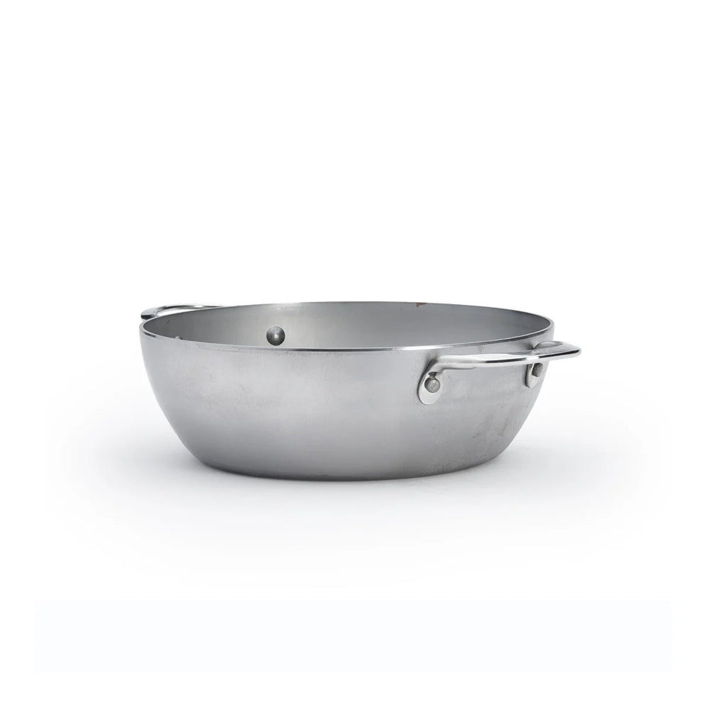 Poêle à frire De Buyer - avec 2 poignées - Mineral B - ø 28 cm / 4 litres - sans revêtement antiadhésif
