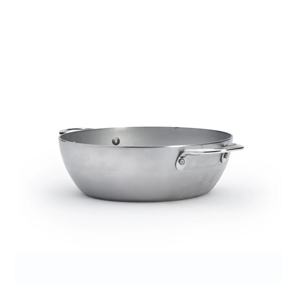 Poêle à frire De Buyer - avec 2 poignées - Mineral B - ø 28 cm / 4 litres - sans revêtement antiadhésif