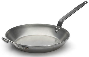 Poêle à frire De Buyer Lyonnaise Carbon - ø 32 cm - Sans revêtement antiadhésif