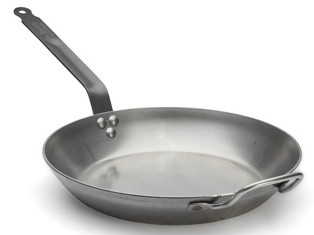 Poêle à frire De Buyer Lyonnaise Carbon - ø 32 cm - Sans revêtement antiadhésif