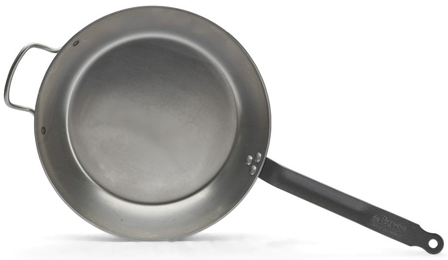 Poêle à frire De Buyer Lyonnaise Carbon - ø 32 cm - Sans revêtement antiadhésif
