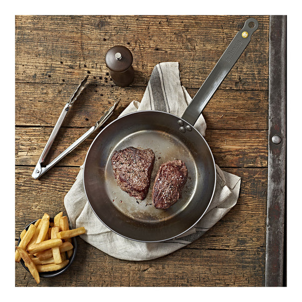 Poêle De Buyer Mineral B Element - ø 24 cm - Sans revêtement antiadhésif
