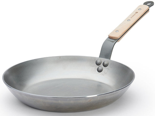 Poêle De Buyer Mineral B en bois - ø 28 cm - Sans revêtement antiadhésif