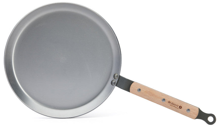 Poêle à crêpes De Buyer Mineral B en bois ø 24 cm