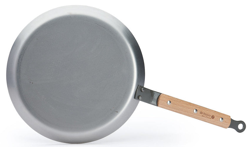 Poêle à crêpes De Buyer Mineral B en bois ø 24 cm