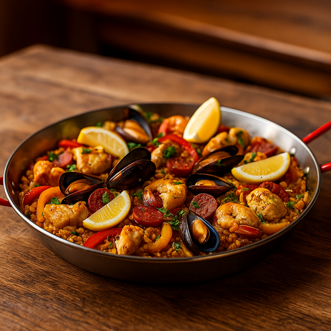 Une recette de paella espagnole authentique pour 4–6 personnes