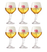 Ensemble de verres à bière Delirium - Verres sur pied - 330 ml - 6 pièces