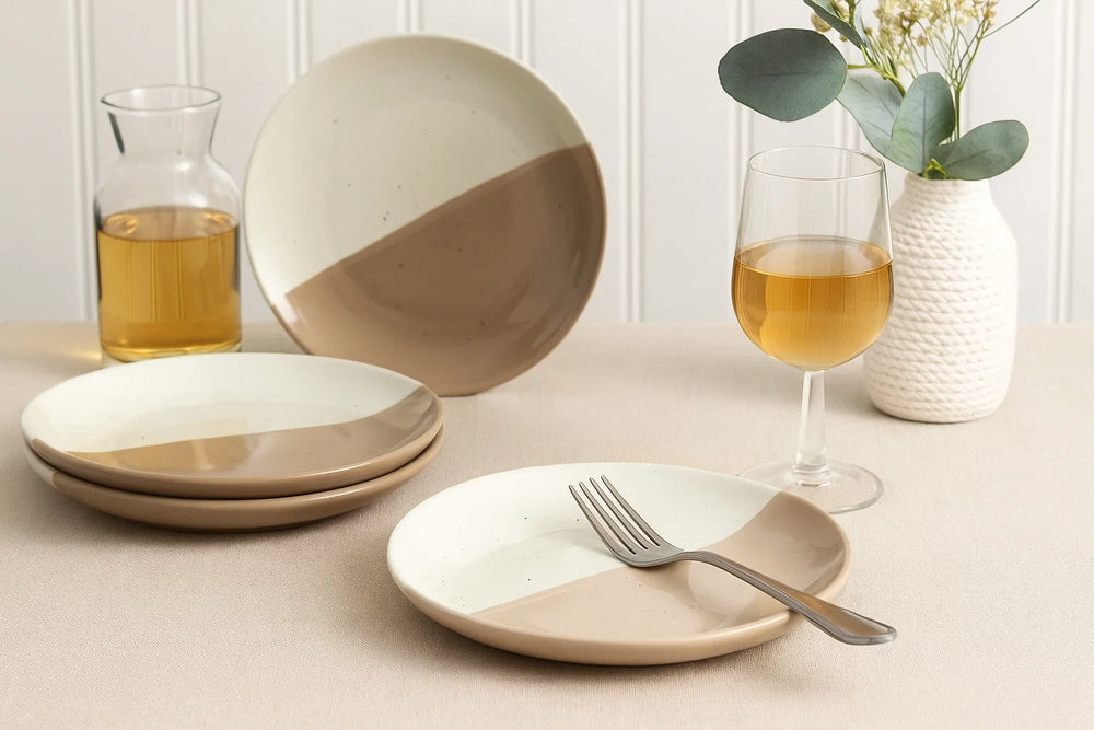 Set d'assiettes Cookinglife - Assiettes à dessert - Leem - 18,5 cm - 6 pièces
