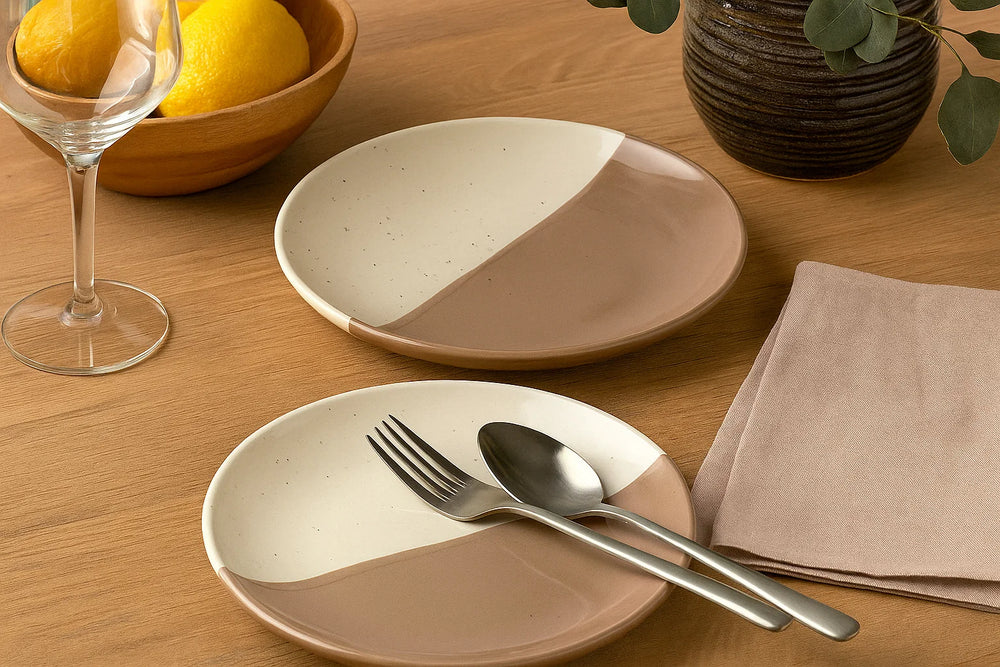 Set d'assiettes Cookinglife - Assiettes à dessert - Leem - 18,5 cm - 6 pièces
