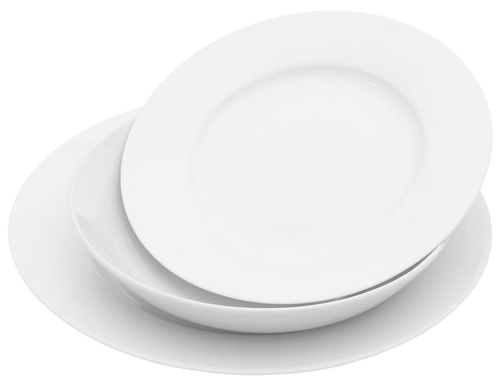 Ensemble de vaisselle Studio Tavola - 6 personnes - Blanc - 18 pièces