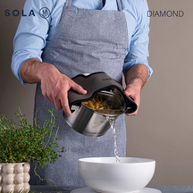 Set de casseroles Sola - Casseroles en inox - Diamond - Ø16-24 cm - 5 pièces