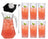 Set à cocktail Dolle Mina - Carafe 1,6 L avec 6 verres longdrink 490 ml, cuillère à cocktail & moule à glaçons