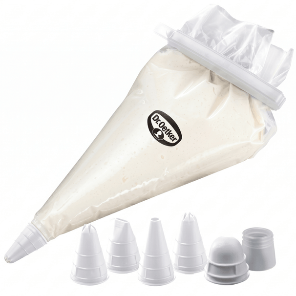 Ensemble de poche à douille Dr. Oetker - en plastique - 355 mm - 10 pièces