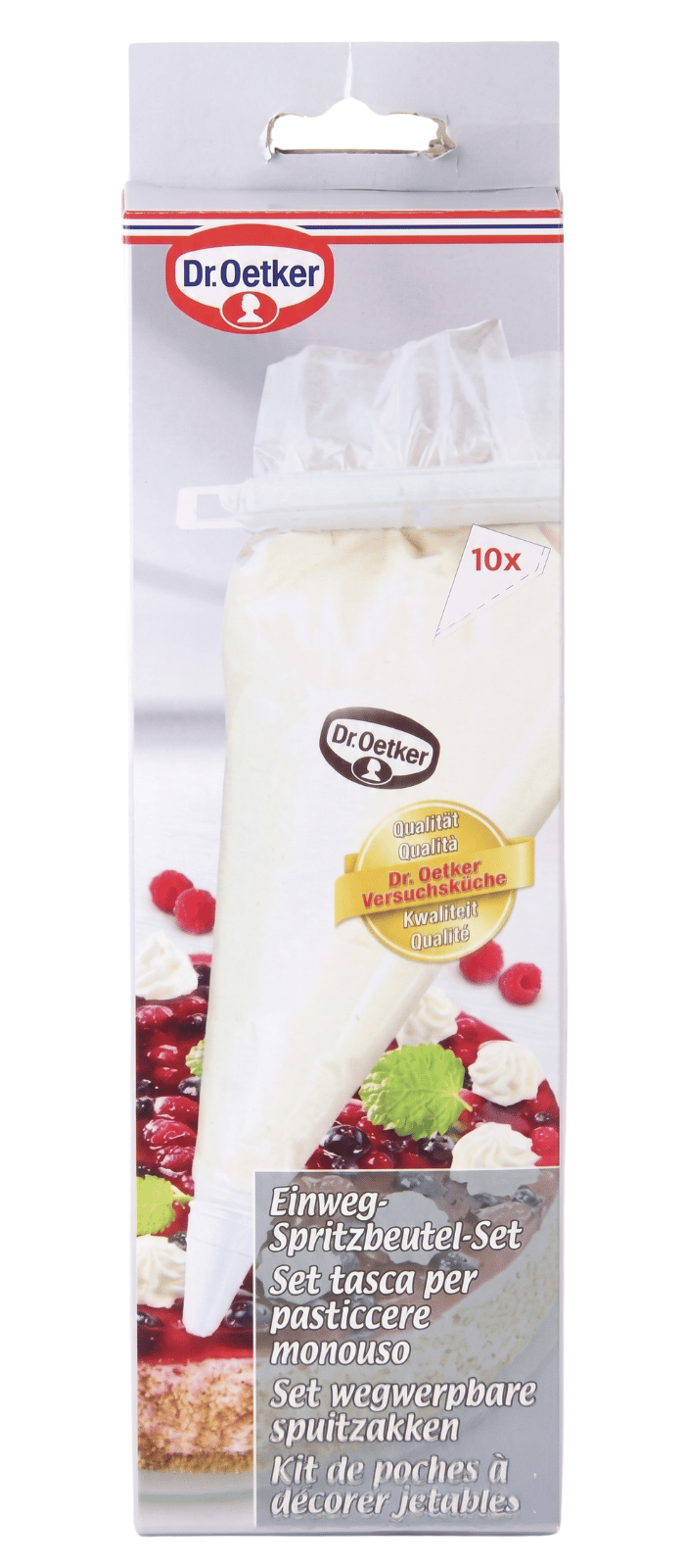Ensemble de poche à douille Dr. Oetker - en plastique - 355 mm - 10 pièces
