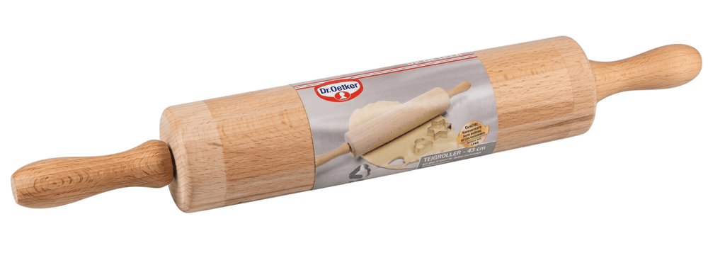 Rouleau à pâte Dr. Oetker - Rouleau à pâtisserie - en hêtre - 42 cm