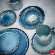 Ensemble d'assiettes à petit déjeuner ONA - Duna - ø 21 cm - 4 pièces