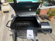 Landmann BBQ / Fumoir Vinson 200 - Barbecue à charbon - Surface de cuisson 70,5 x 39,5 cm