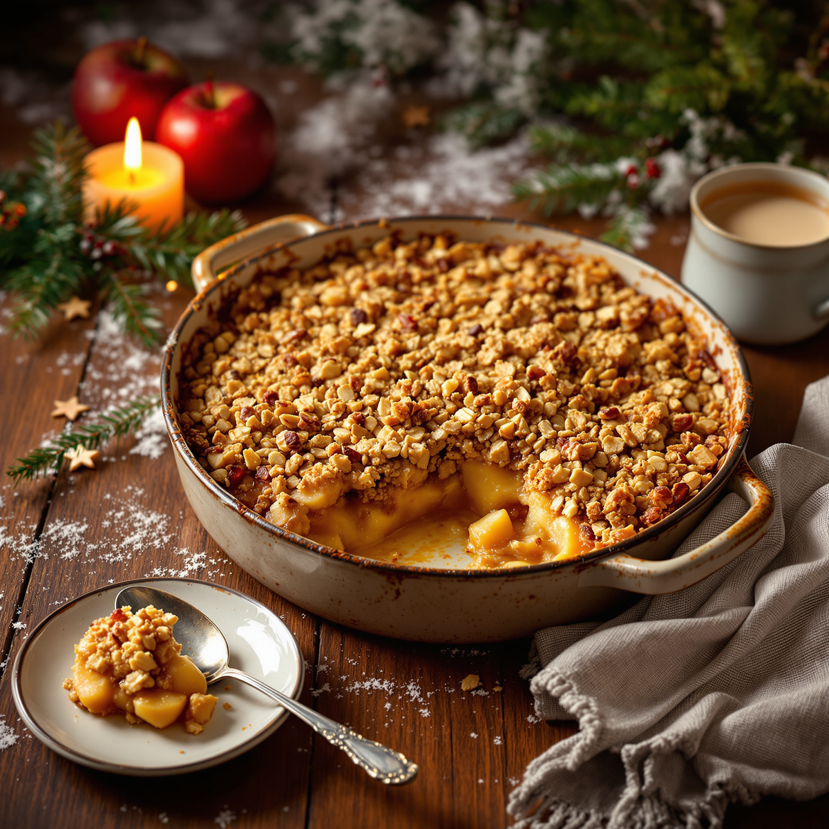 Un dessert au goût riche et réconfortant !