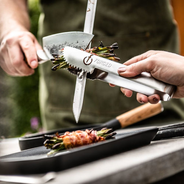 Ensemble de pinces Forged - Pinces à servir - Churrasco - 318 mm - 4 pièces