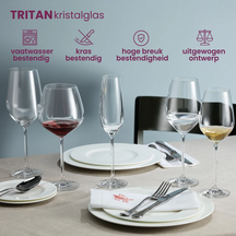 Set de verres à vin Schott Zwiesel Fortissimo 12 pièces - verres à vin blanc, verres à vin rouge & verres à bourgogne