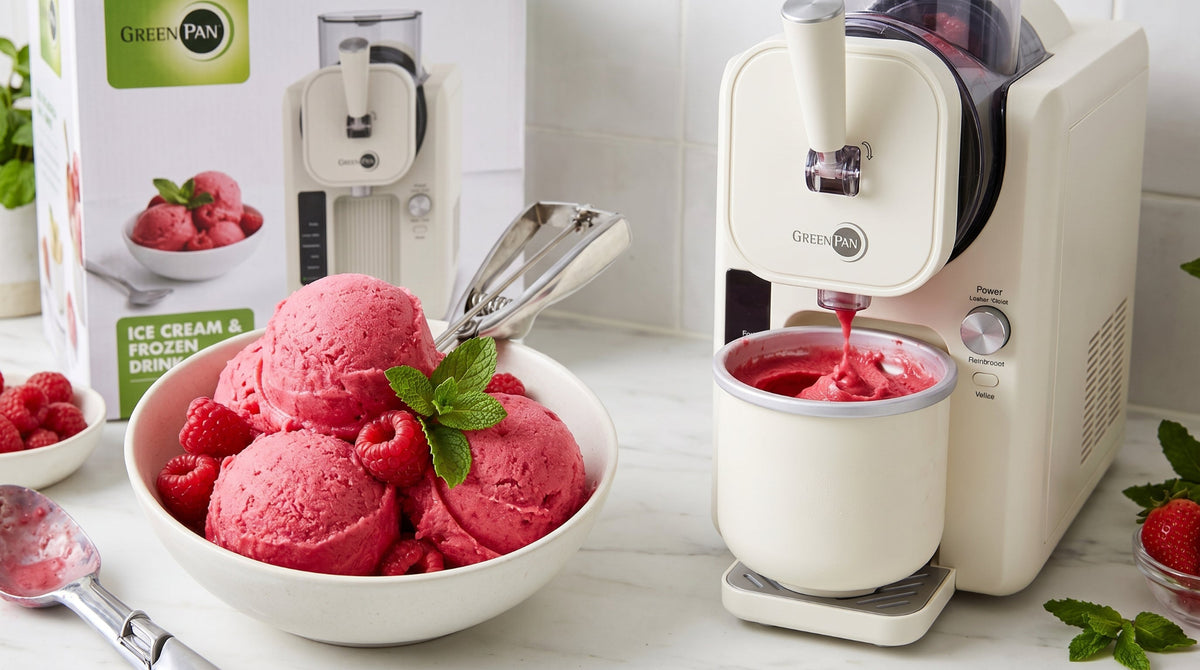 Sorbet crémeux aux framboises en seulement quatre ingrédients