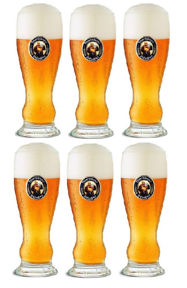 Set de verres à bière Franziskaner - Verres Weizen - Weizen - 33 cl - 6 pièces