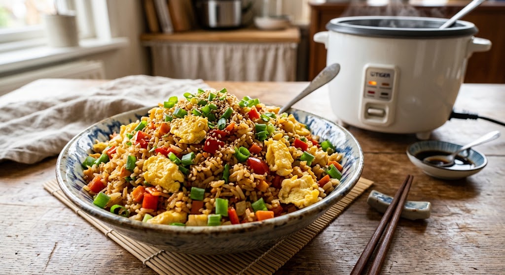Riz sauté rapide et savoureux que vous voudrez préparer toute l'année.