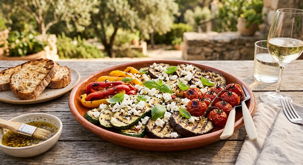 Saveurs estivales de la Méditerranée, directement de la poêle-gril