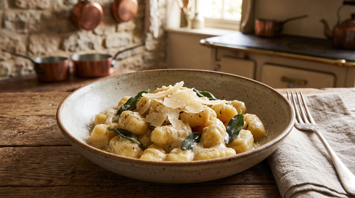 Tendre, moelleux et naturellement sans gluten : des gnocchi faits maison.