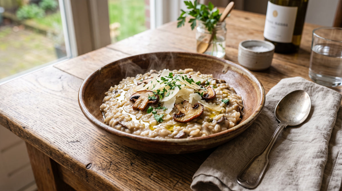 Crémeux, savoureux et 100 % sans gluten pour savourer la classique risotto italienne.